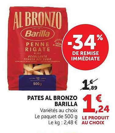 PATES AL BRONZO BARILLA
