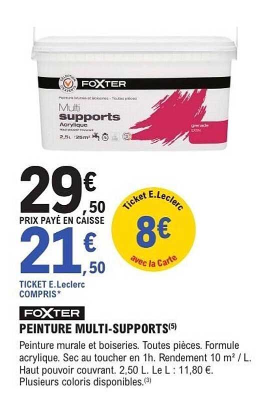 PEINTURE MULTI-SUPPORTS