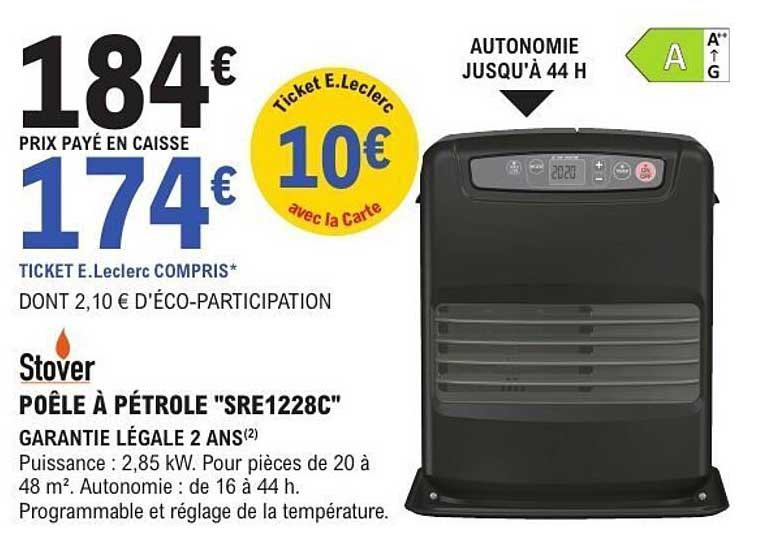 POÊLE À PÉTROLE "SRE1228C"