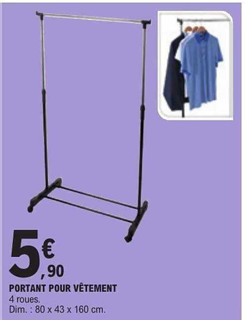 PORTANT POUR VÊTEMENT