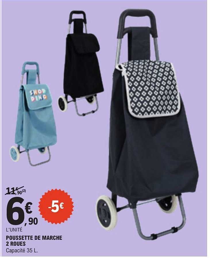 POUSSETTE DE MARCHE 2 ROUES