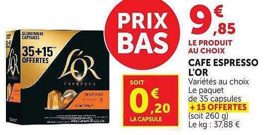 PRIX BAS
