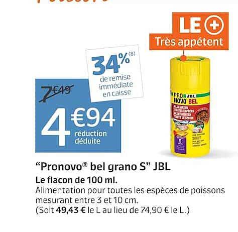 “Pronovo® bel grano S” JBL