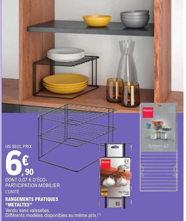 RANGEMENTS PRATIQUES “METALTEX”