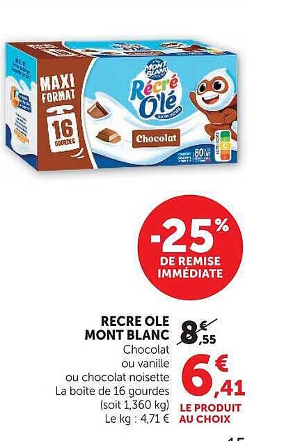 RECRE OLE MONT BLANC