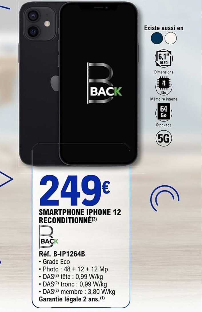 SMARTPHONE IPHONE 12 RECONDITIONNÉ(3)