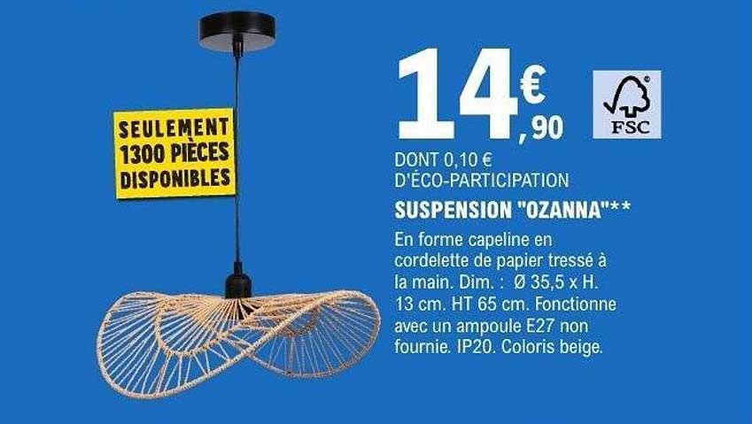 SUSPENSION "OZANNA"**