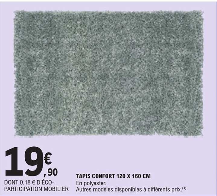 TAPIS CONFORT 120 X 160 CM