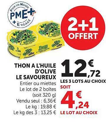 THON A L'HUILE D'OLIVE LE SAVOUREUX