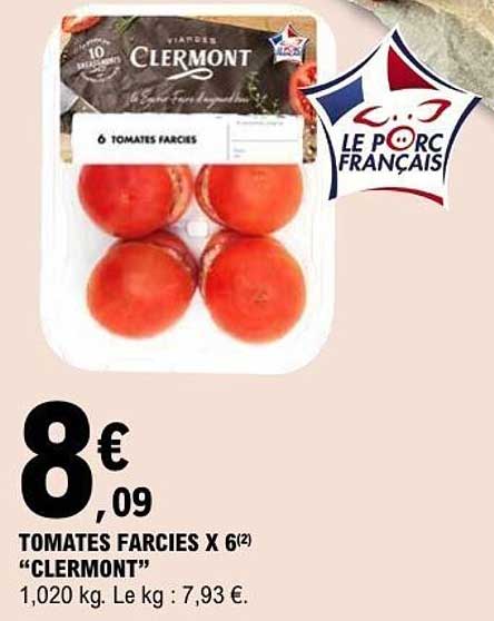 TOMATES FARCIES X 6(2) “CLERMONT”