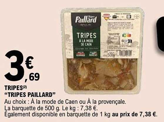 TRIPES “TRIPES PAILLARD”