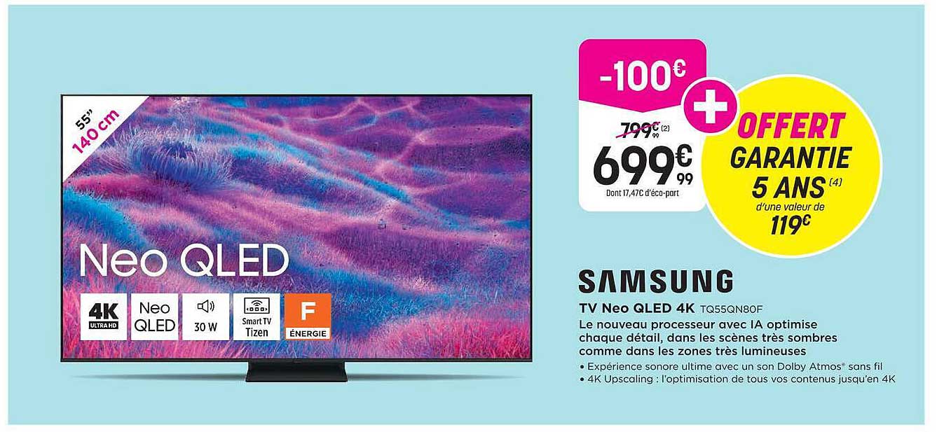 TV Neo QLED 4K TQ55QN80F