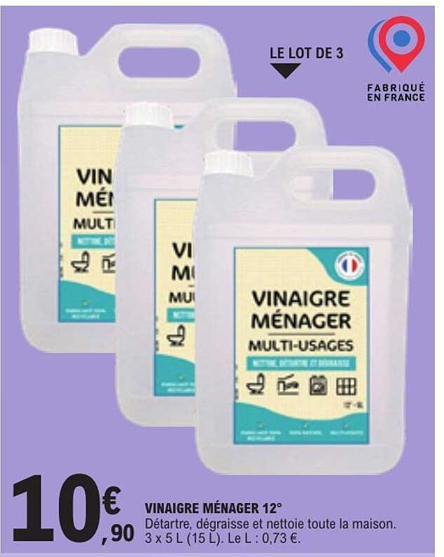 VINAIGRE MÉNAGER 12°