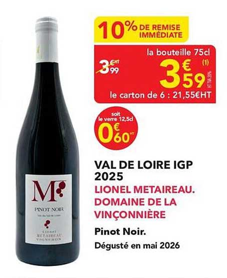 10% DE REMISE IMMEDIATE
