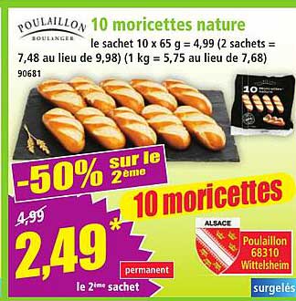 10 moricettes nature