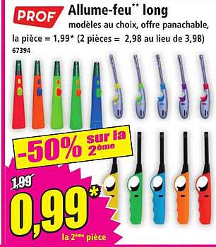 Allume-feu** long