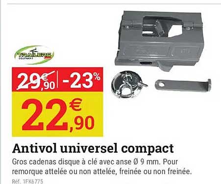 Antivol universel compact