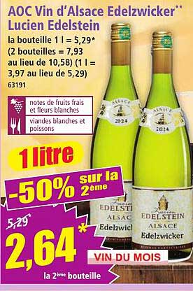 AOC Vin d’Alsace Edelzwicker Lucien Edelstein