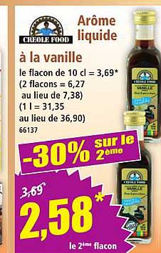 Arôme liquide à la vanille