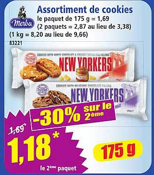 Assortiment de cookies
