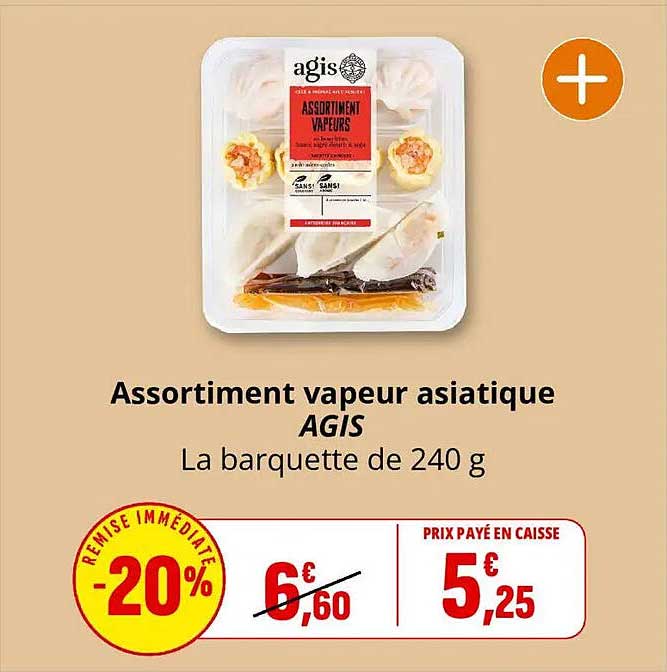 Assortiment vapeur asiatique AGIS