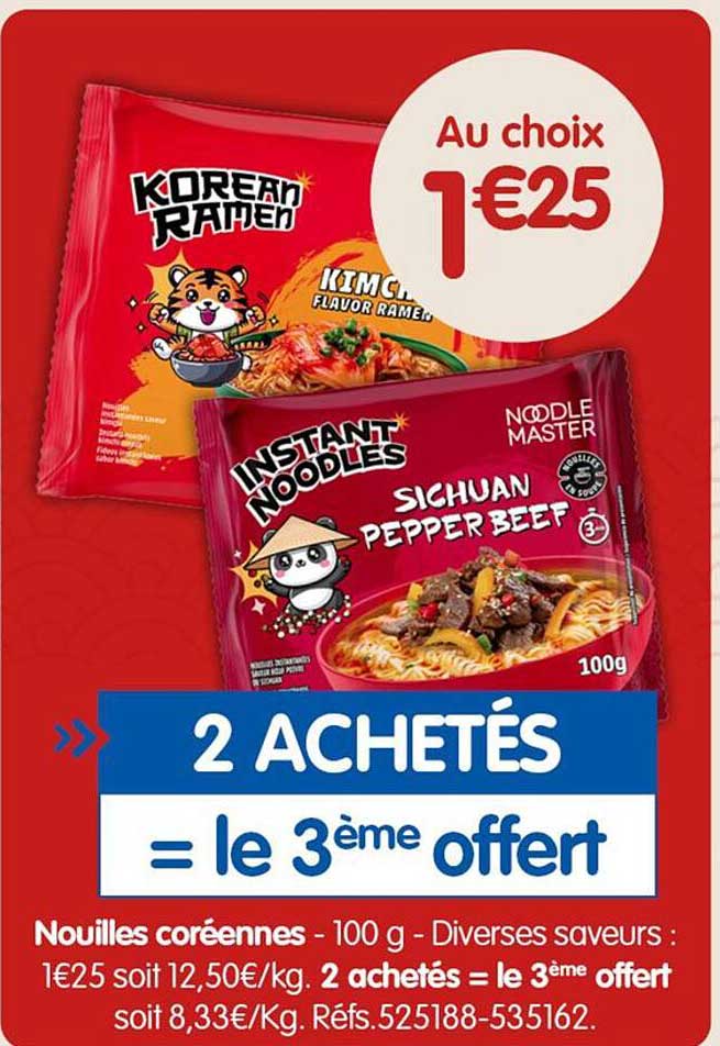 Au choix 1€25