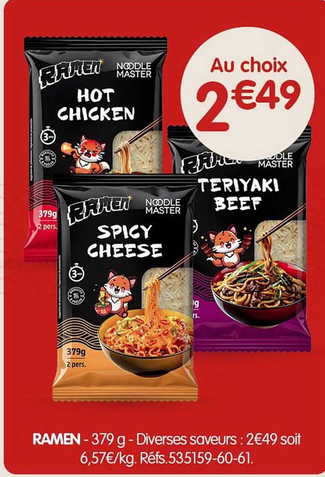 Au choix 2€49