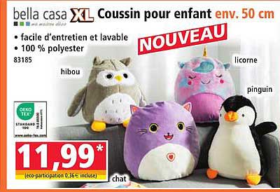 bella casa XL Coussin pour enfant env. 50 cm