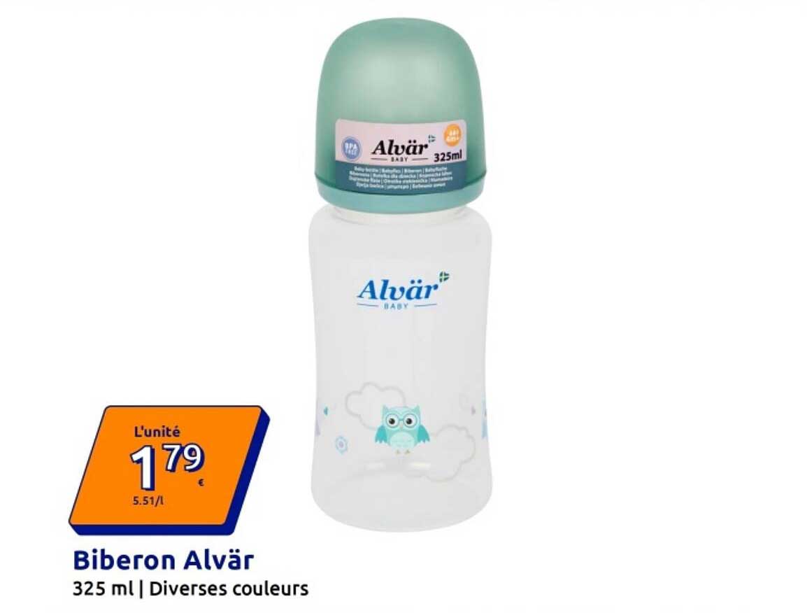 Biberon Alv&auml;r 325 ml | Diverses couleurs
