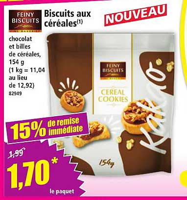 Biscuits aux céréales