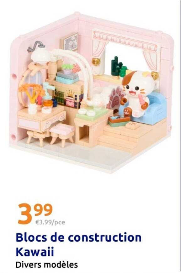 Blocs de construction Kawaii