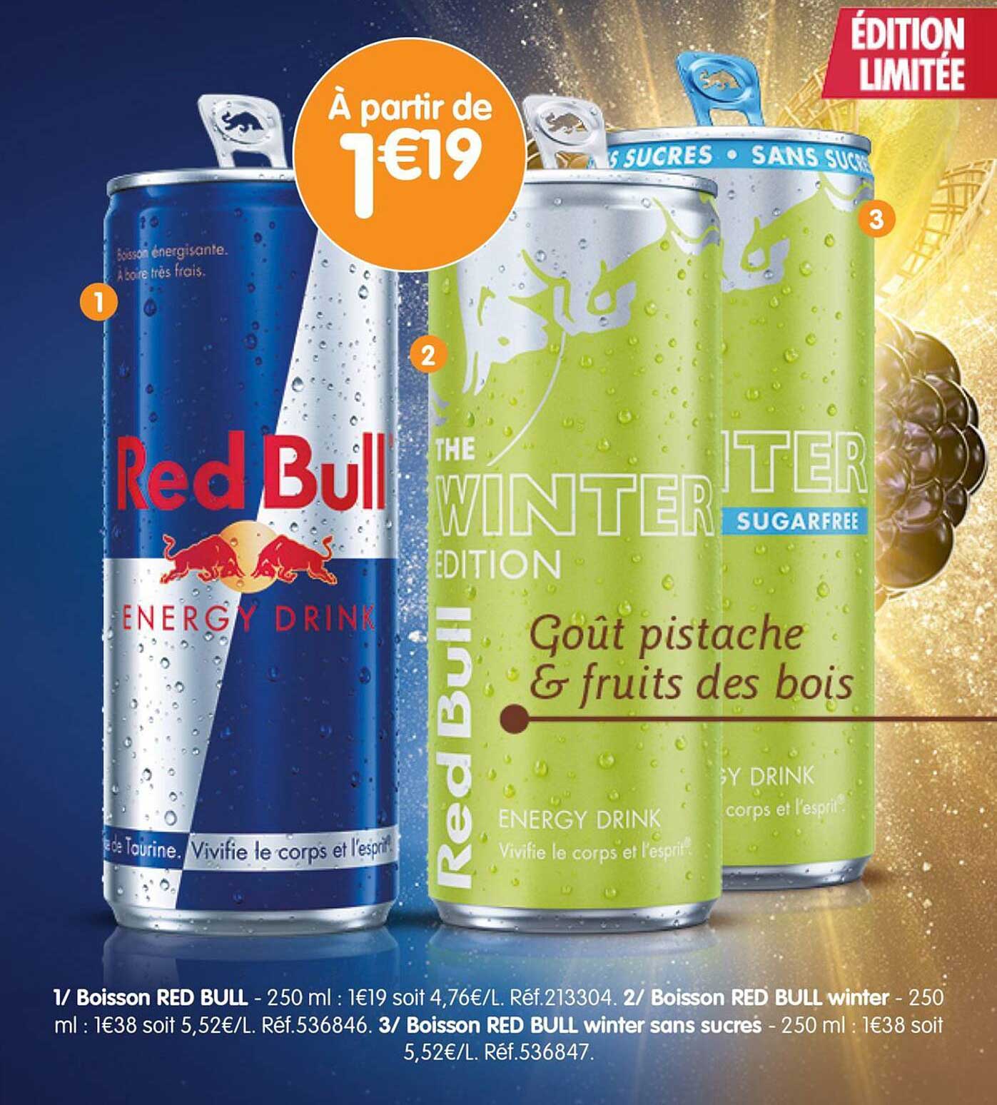 Boisson RED BULL - 250 ml