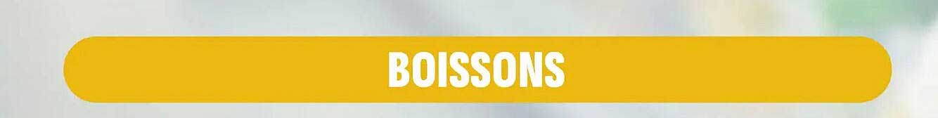 BOISSONS