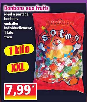 Bonbons aux fruits