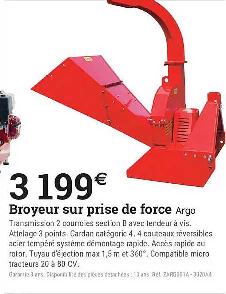Broyeur sur prise de force Argo