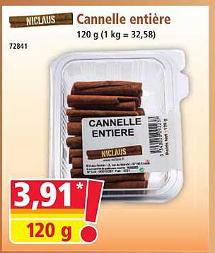 Cannelle entière