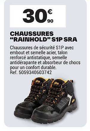 CHAUSSURES "RAINHOLD" S1P SRA