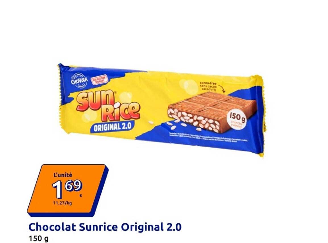 Chocolat Sunrice Original 2.0 150 g
