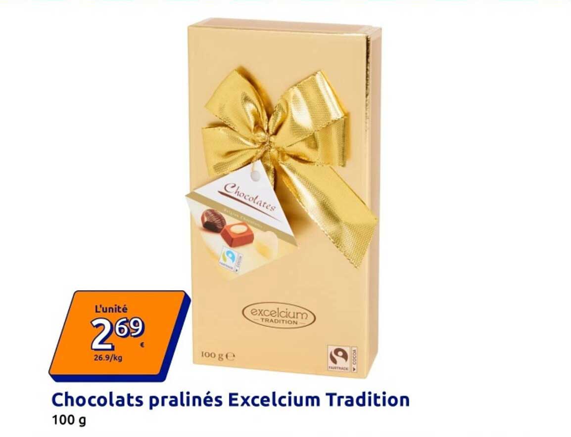Chocolats pralinés Excelcium Tradition