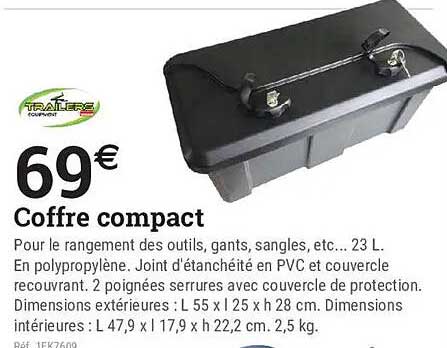 Coffre compact