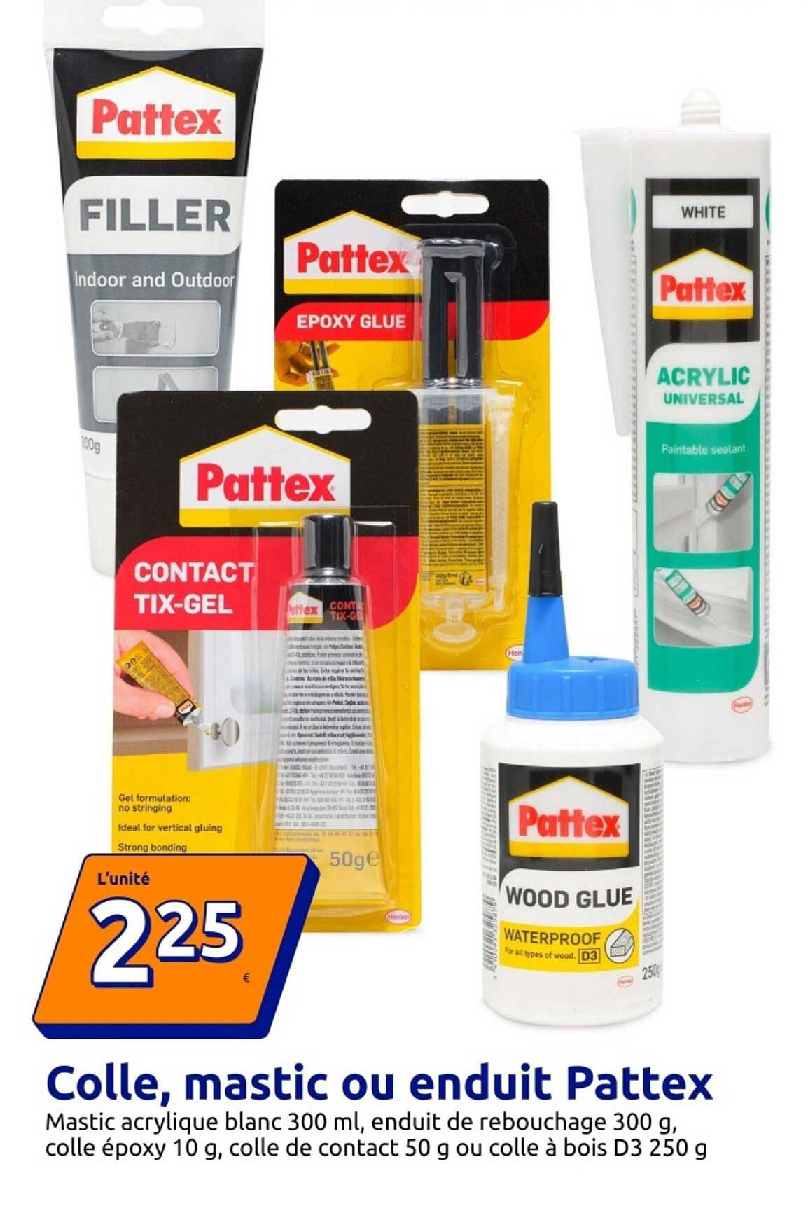 Colle, mastic ou enduit Pattex