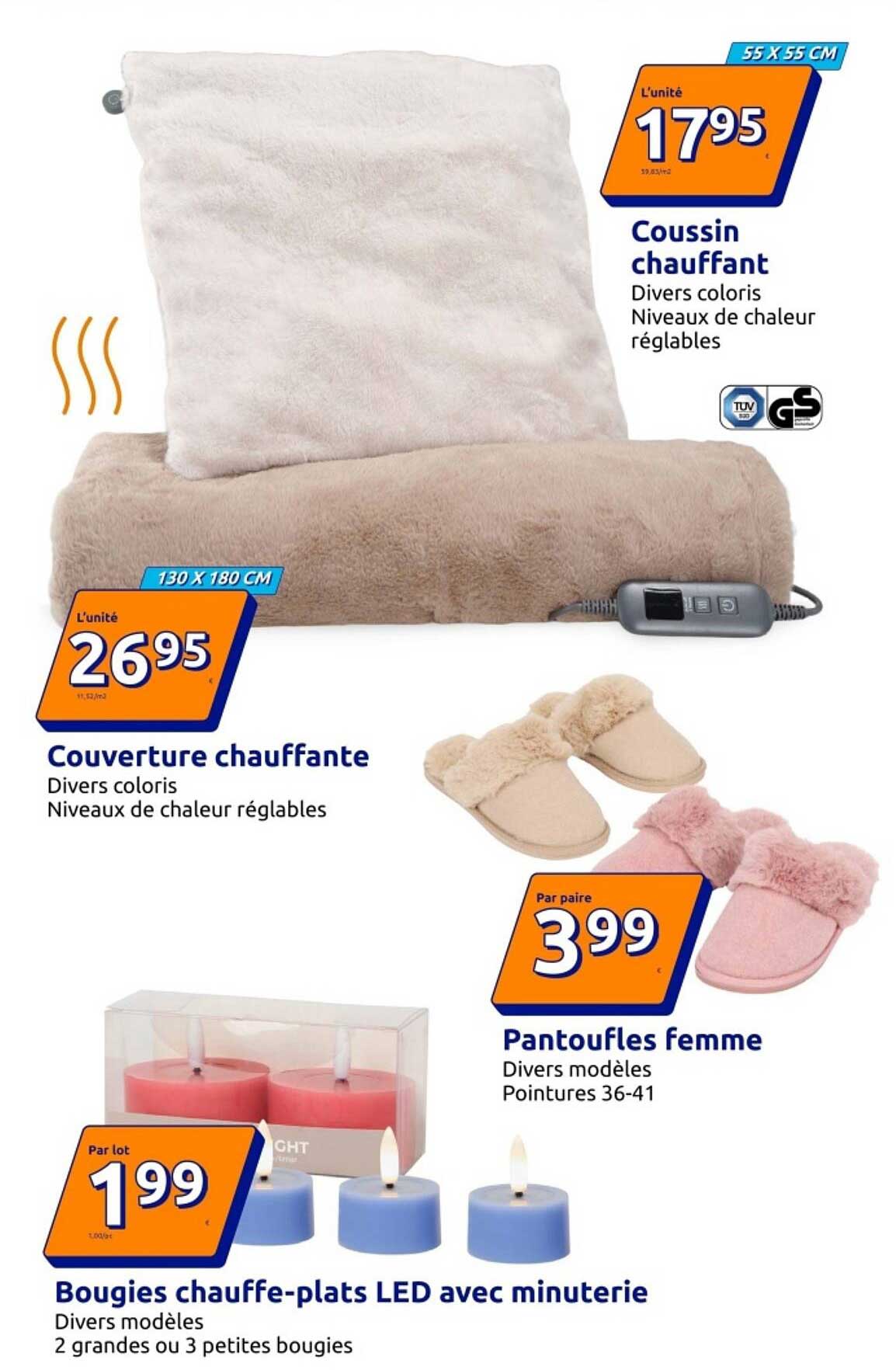 Coussin chauffant