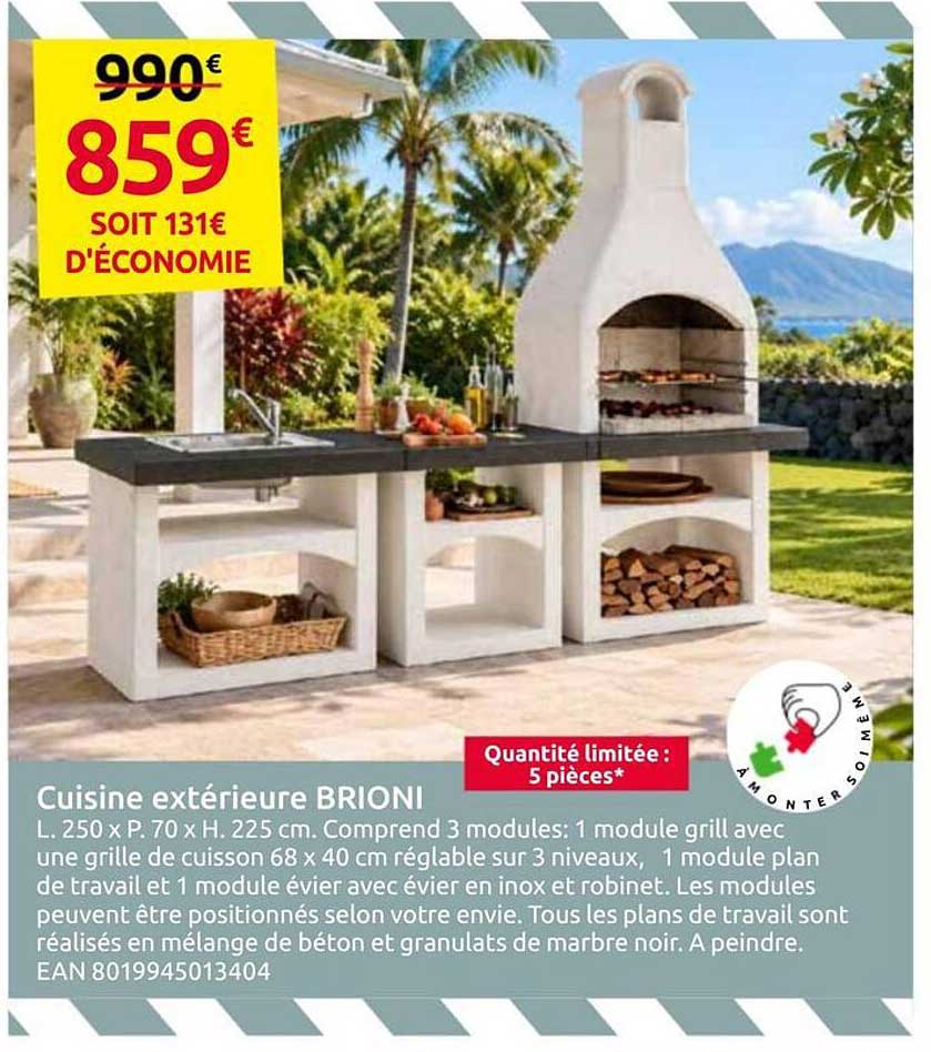 Cuisine extérieure BRIONI