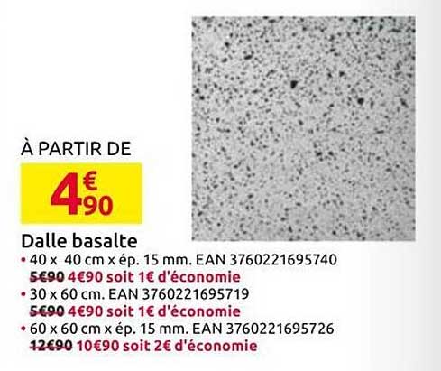 Dalle basalte