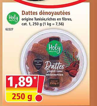 Dattes dénoyautées