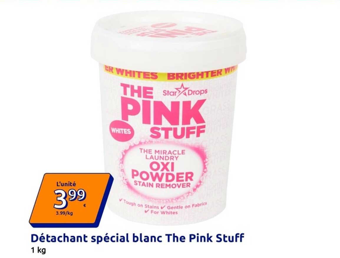 Détachant spécial blanc The Pink Stuff