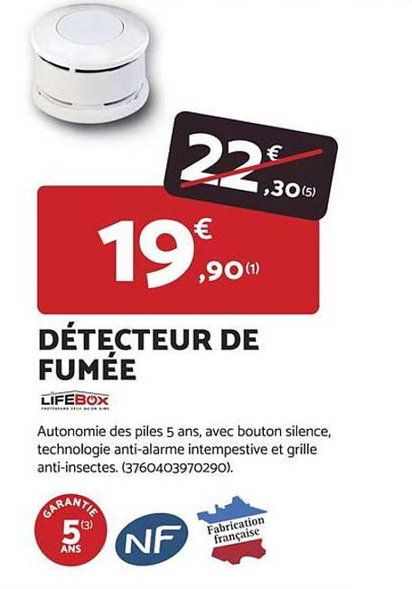 DÉTECTEUR DE FUMÉE