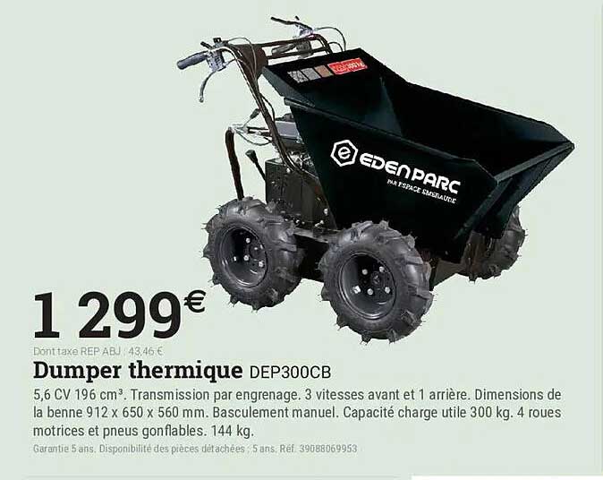Dumper thermique DEP300CB
