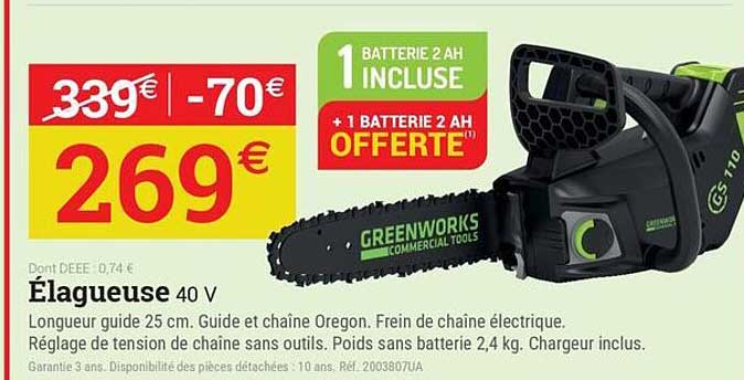 Élagueuse 40 V