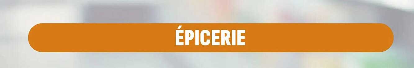 ÉPICERIE
